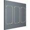 Ekena Millwork 31-in. W x 62-in. H Devon Rope Panel Moulding Kit Triple Panel PMLKDE31X62C - alternate 9